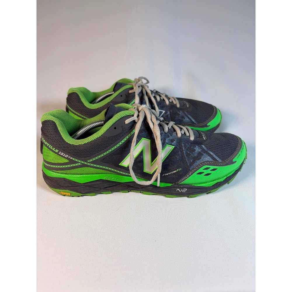 New Balance Leadville 1210 v2 Mens 12 4E Wide Trail Running Shoes Grey Green